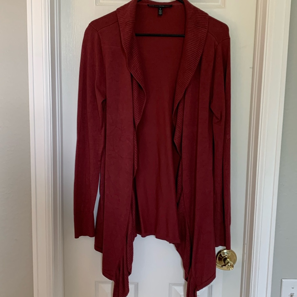 WHBM Wmns rusty red cardigan. Size S